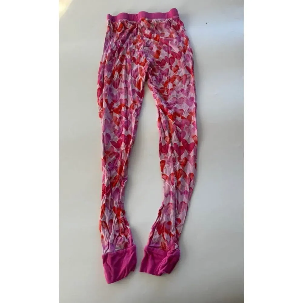 Little Sleepies Girls 7/8 heart valentine dayBottoms